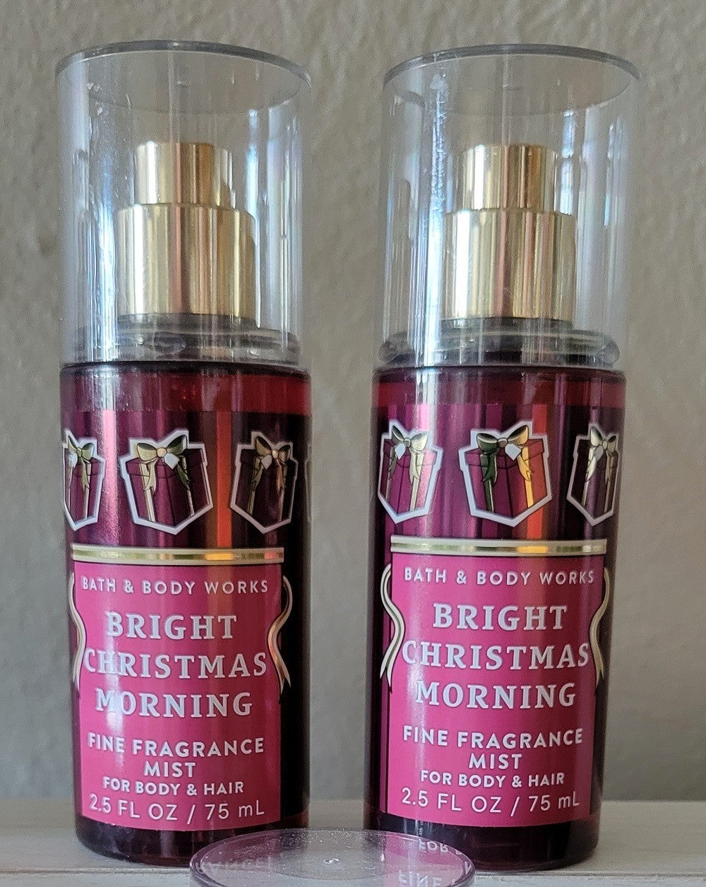 Travel Size Body Mist Set - Winter Scents Fragrance Mists for Bath & Body