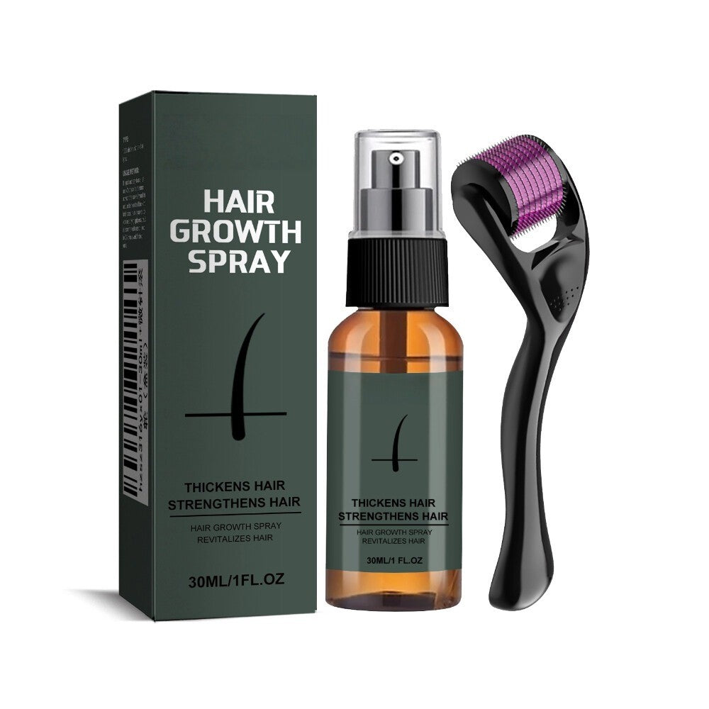 Beard Growth Kit with Derma Roller & Serum for Faster Facial Hair Growth