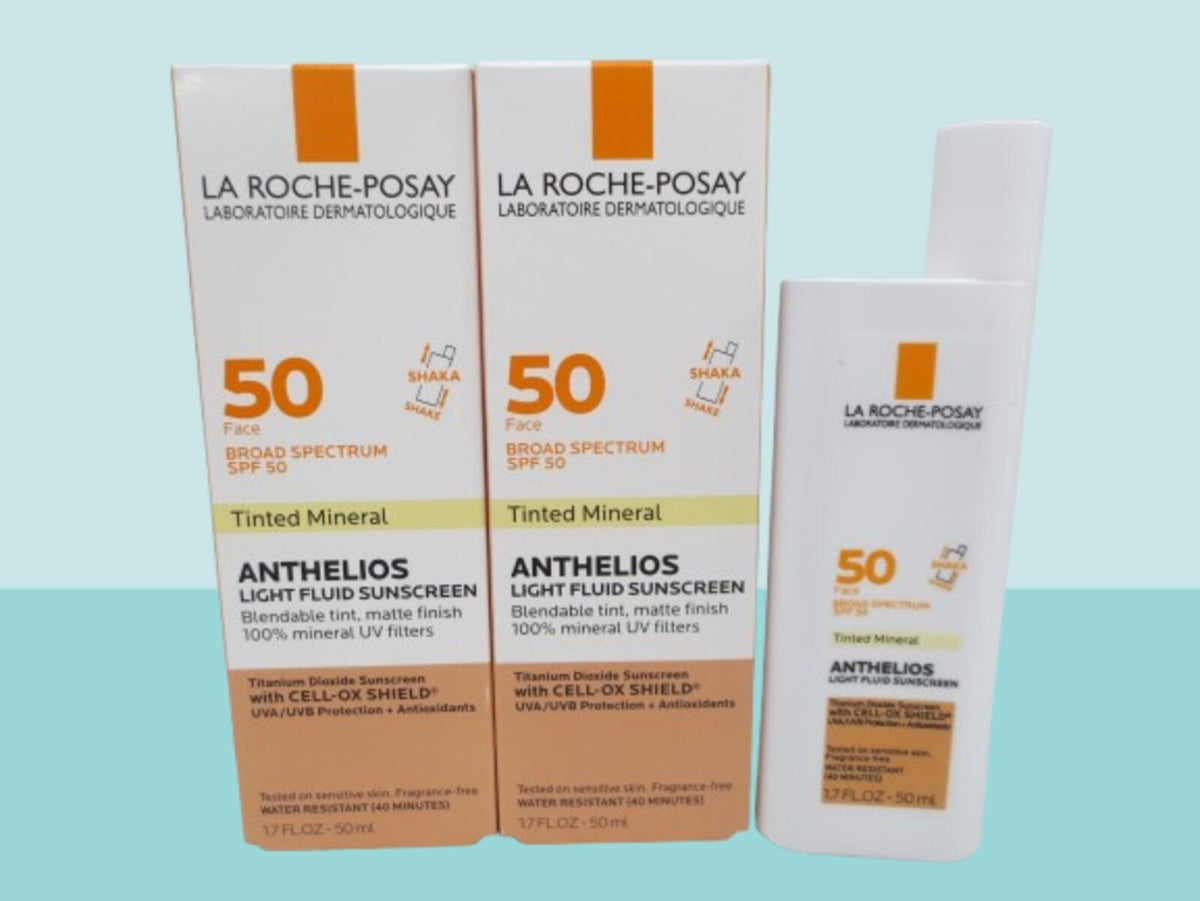 Tinted Mineral Sunscreen SPF 50 - La Roche-Posay Anthelios 1.7 oz 2 Pack