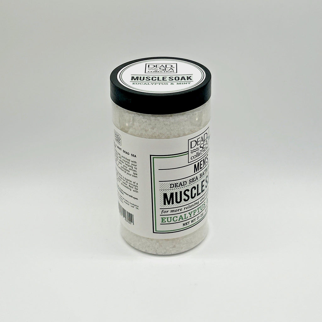Dead Sea Minerals Eucalyptus Mint Bath Salts for Men - 37 oz Muscle Recovery & Relaxation