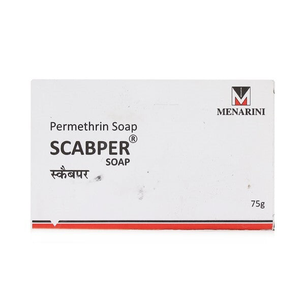 Antiparasitic Bar Soap for Scabies Treatment - 75g, Pack of 2
