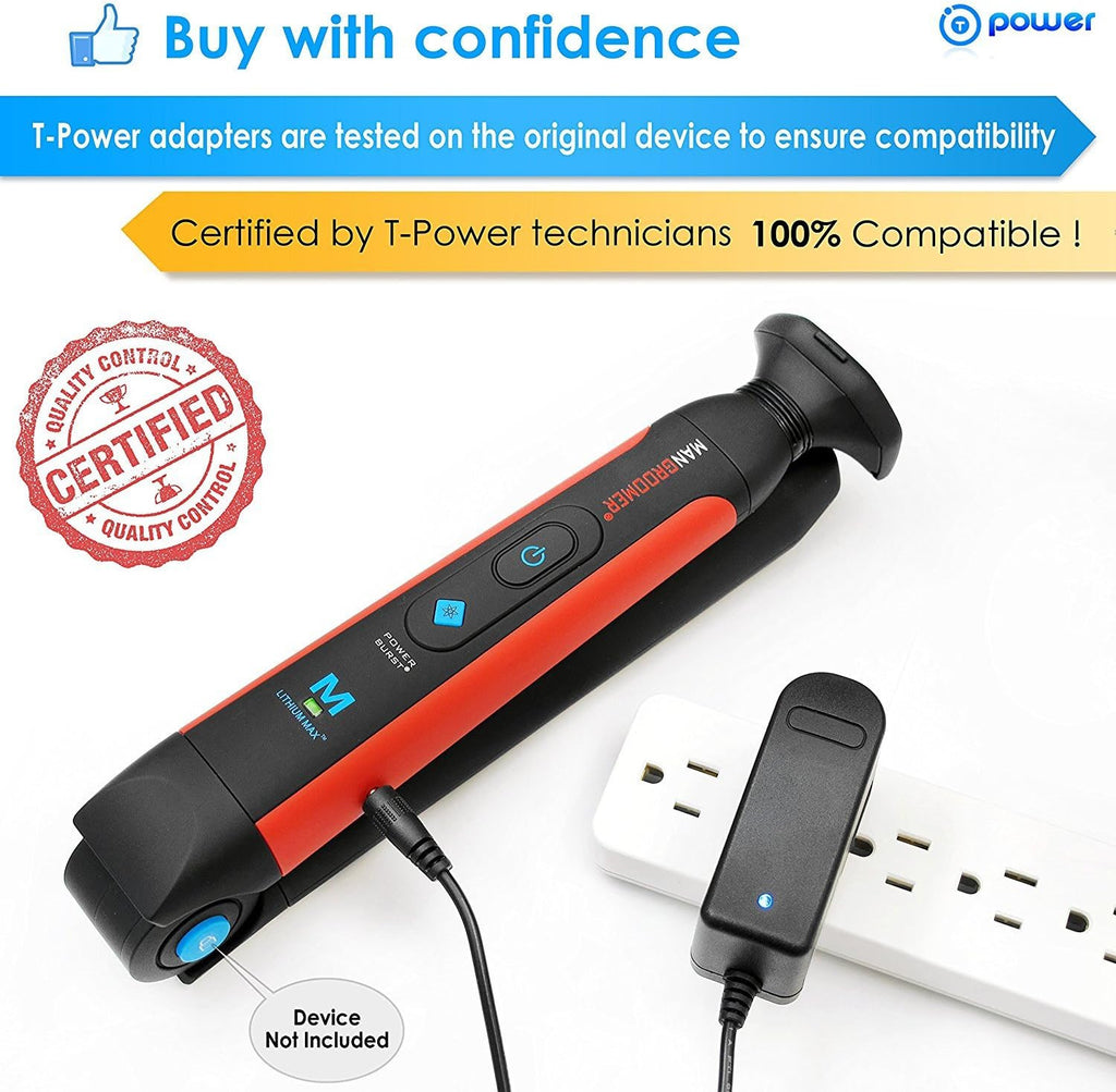 Back Shaver Charger Compatibility for Mangroomer Lithium Max & Pro Models
