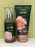 Rose Fragrance Mist & Body Cream Set - Travel Size Bath & Body