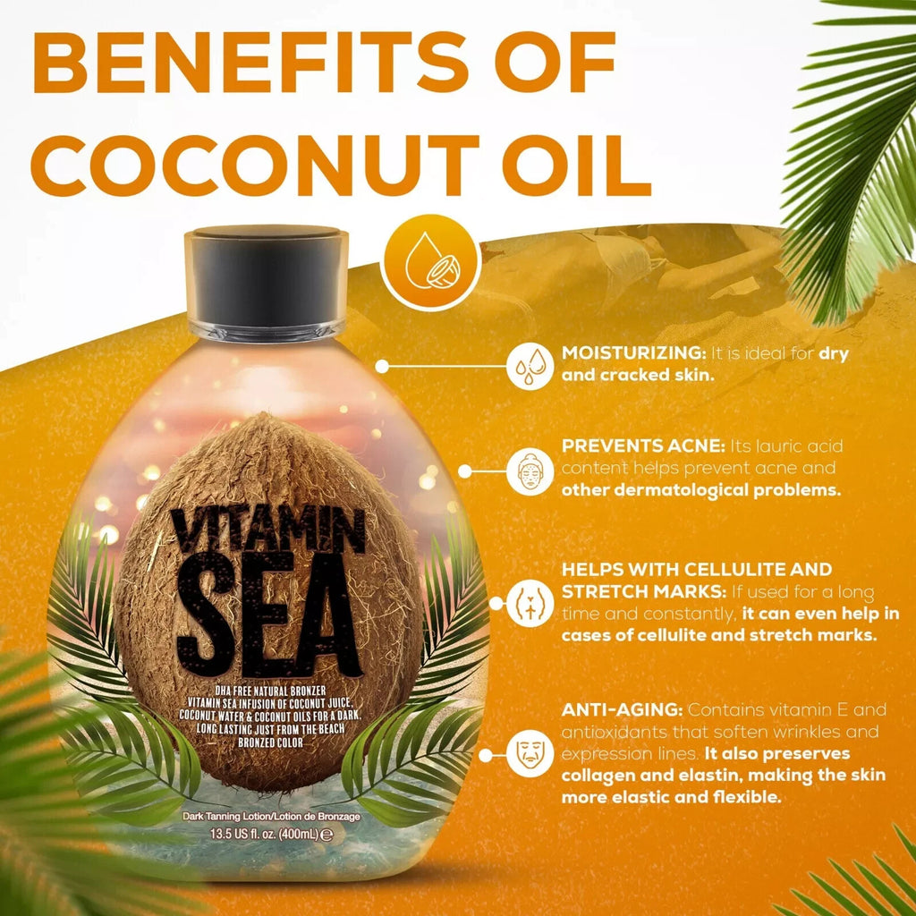 Natural Bronzer Tanning Lotion for Indoor & Outdoor Sun Tanning