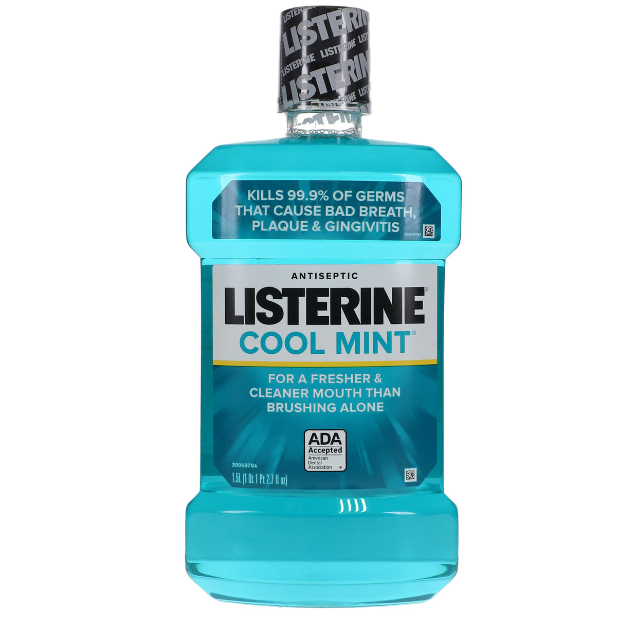 1.5L Antimicrobial Mouthwash for Plaque and Gingivitis - Cool Mint