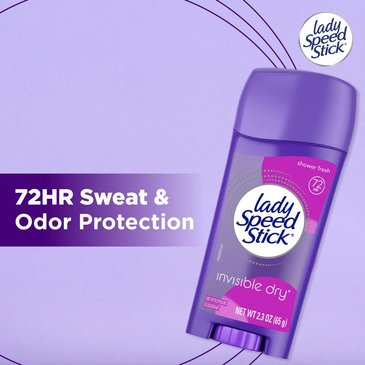 Women’s Antiperspirant Deodorant Stick - 2.3 Oz Pack of 4, Shower Fresh Scent
