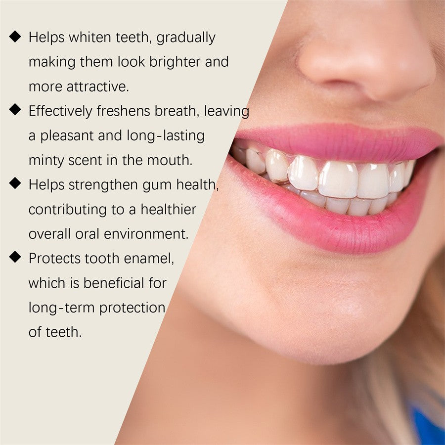 Natural Toothpaste for Sensitive Teeth & Oral Care 5 Pack - Whitening & Fresh Breath