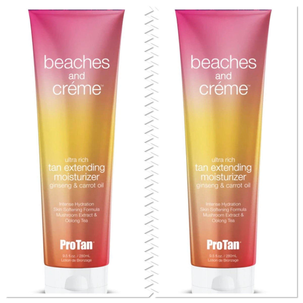 Moisturizing Tan Extender Lotion with Carrot & Ginseng - 2 Pack 9.5oz