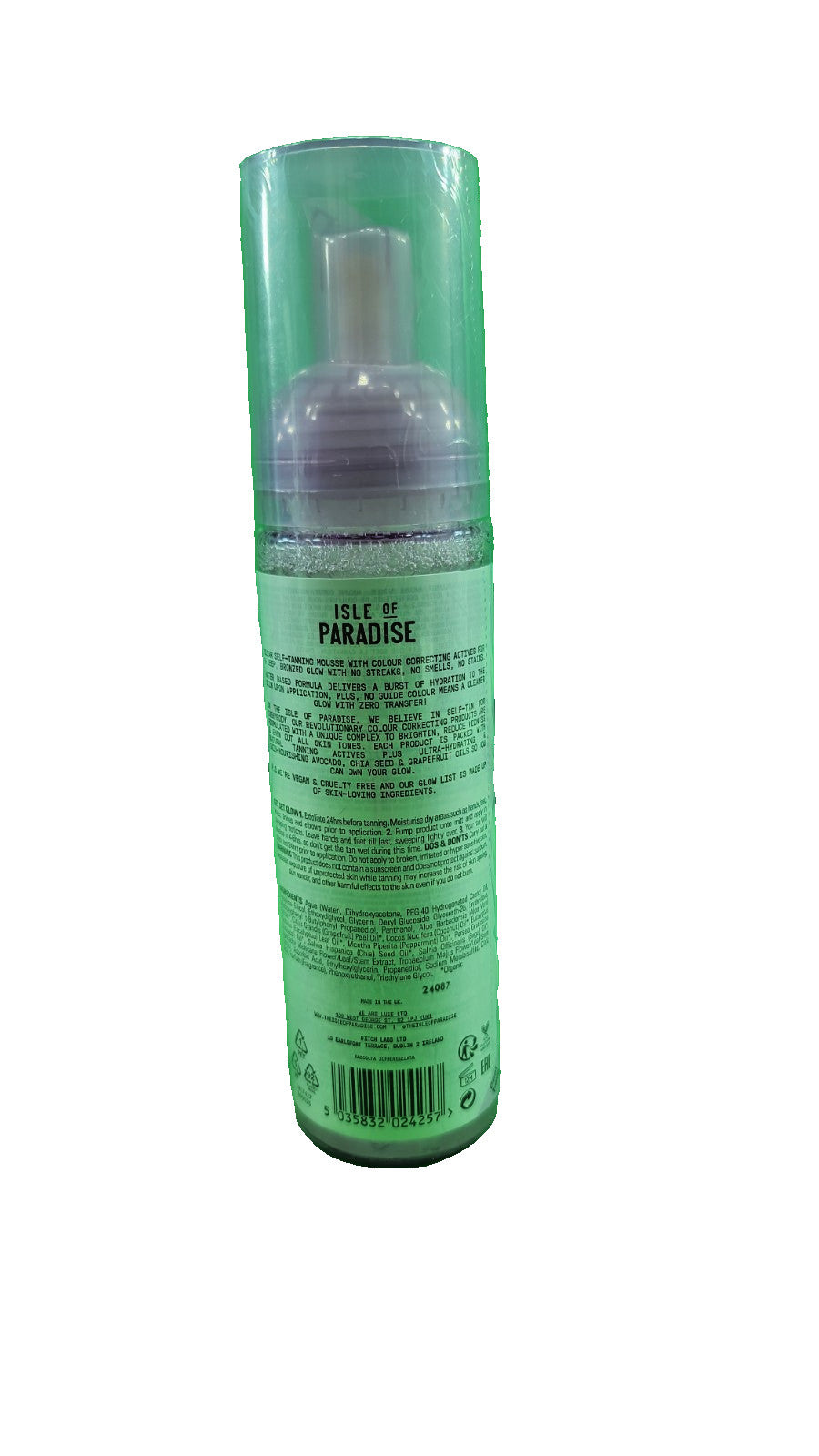 Dark Self Tanning Mousse - Hydrating Clear Formula, Natural Bronze Glow
