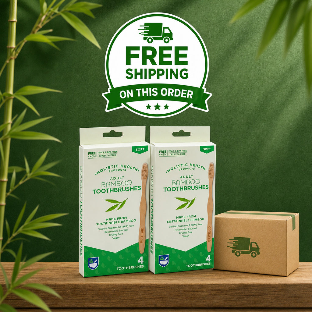 Adult Bamboo Toothbrushes Soft Bristles 8 Pack – Natural Eco-Friendly Oral Care