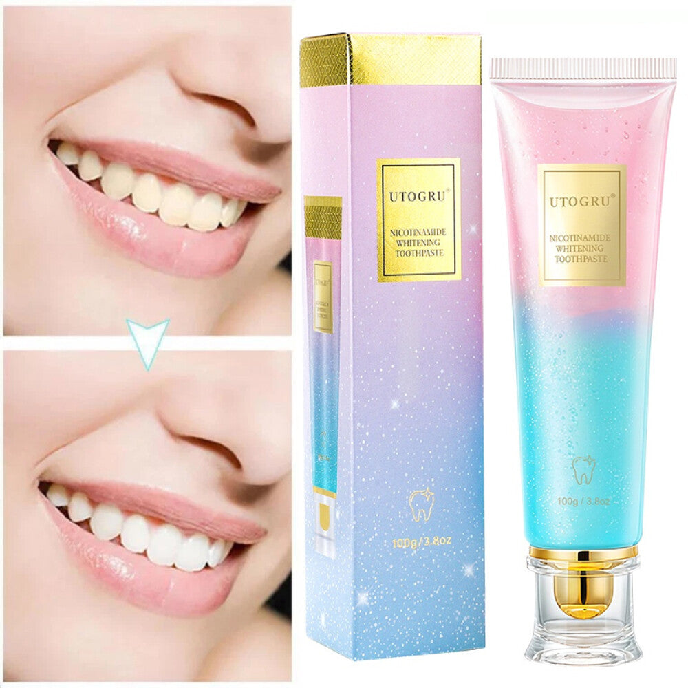 Nicotinamide Whitening Toothpaste 100g - Fresh Breath & Surface Stain Removal