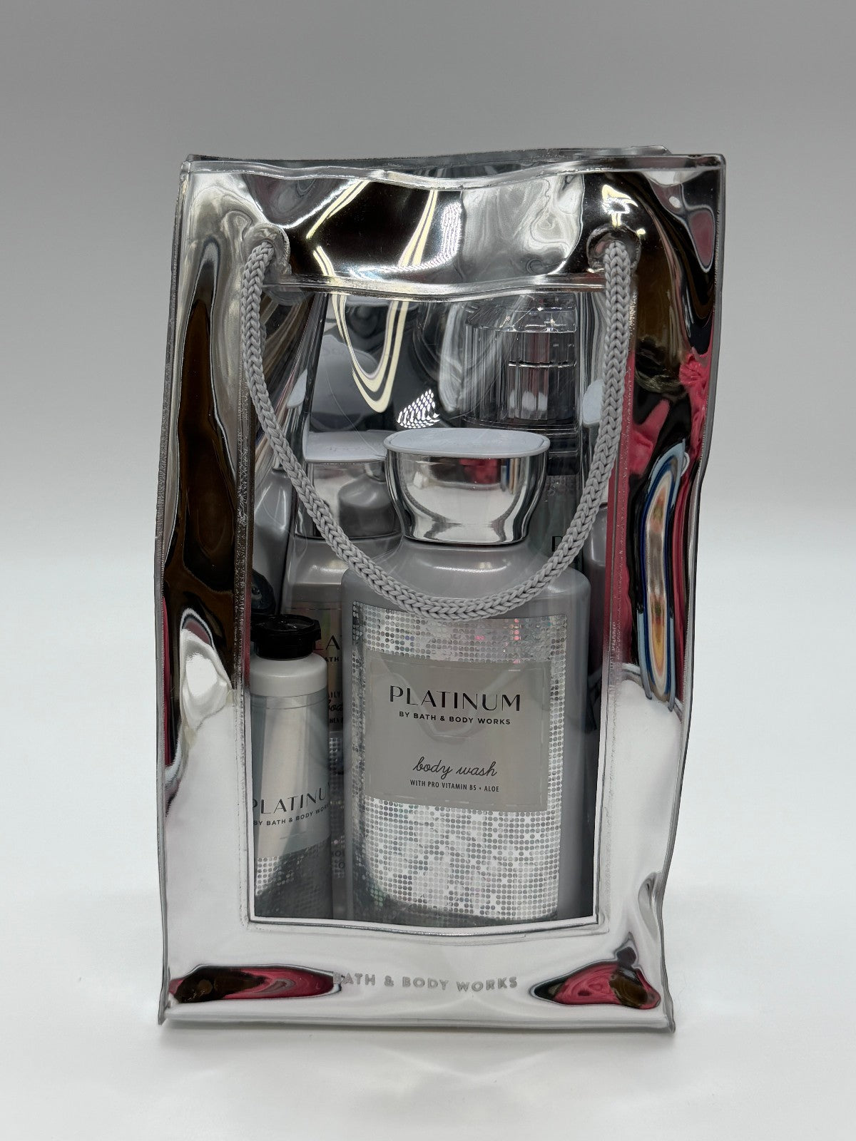 Bath & Body Works Platinum Gift Set - Fragrance Mist, Body Wash, Lotion & Hand Cream