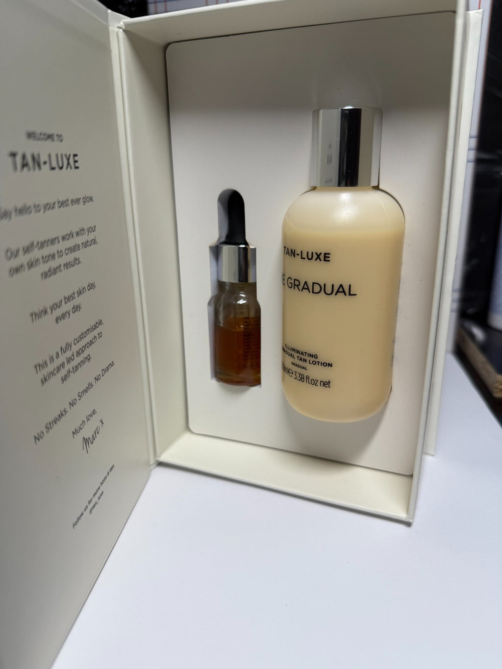 Self Tan & Face Drops Kit - Illuminating Gradual Tan Lotion & Glow Serum
