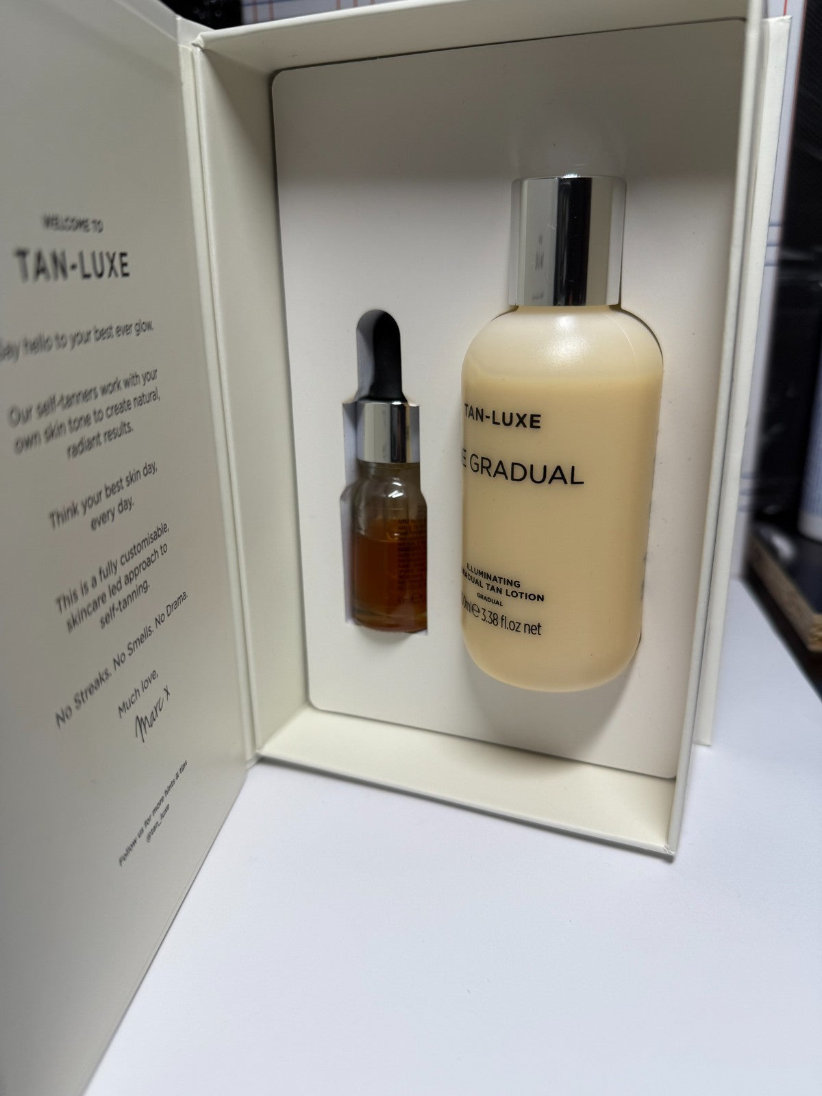 Self Tan & Face Drops Kit - Illuminating Gradual Tan Lotion & Glow Serum