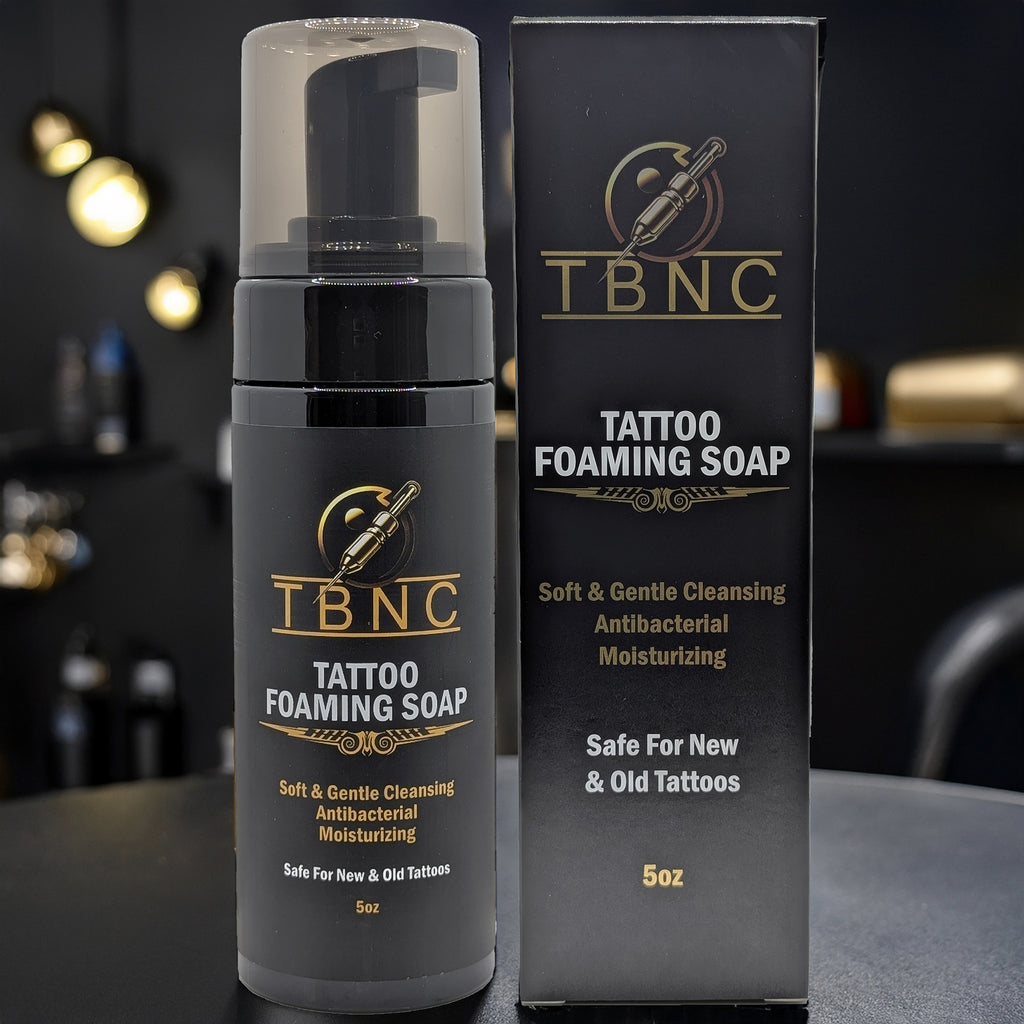 Tattoo Foaming Soap - Gentle, Antibacterial Tattoo Aftercare Cleanser