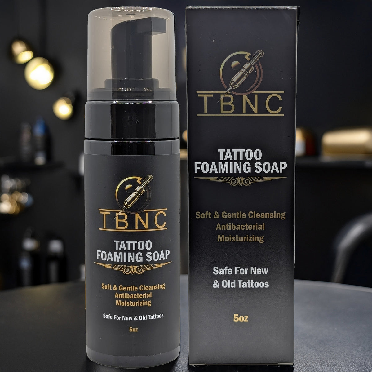 Tattoo Foaming Soap - Gentle, Antibacterial Tattoo Aftercare Cleanser