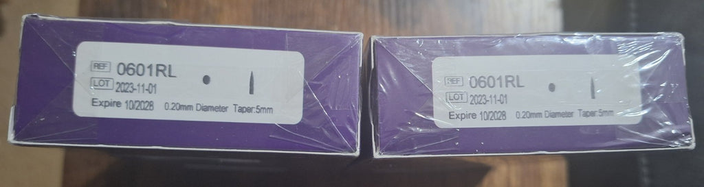 2-Pack Tattoo Cartridges 0.20mm Taper 5mm Mast Pro2 0601RL