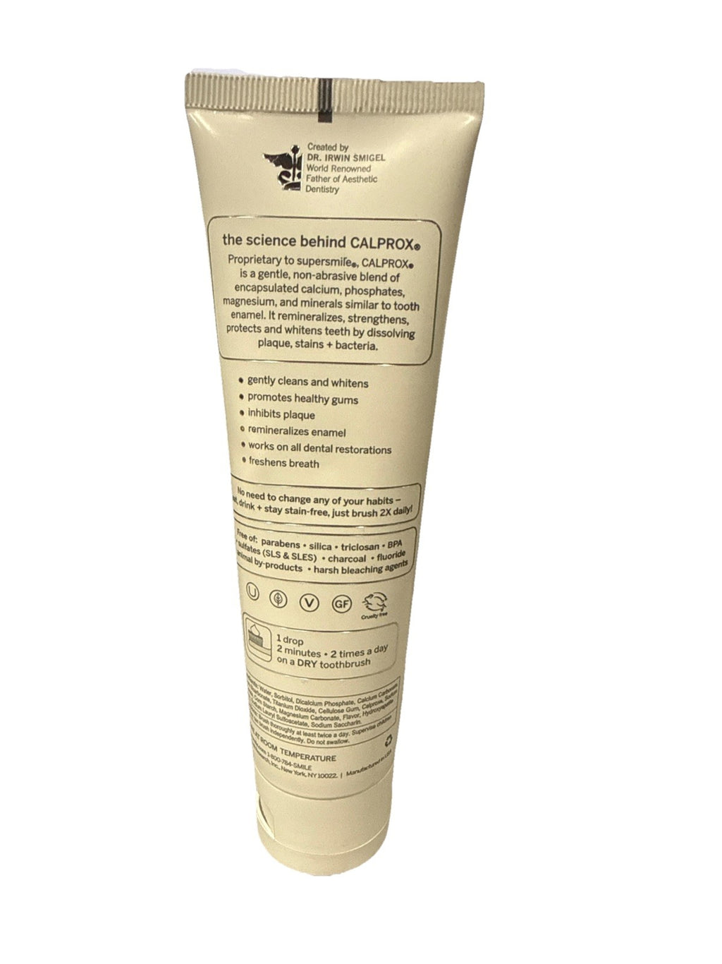 Fluoride-Free Mint Toothpaste - 3.4oz, Original Whitening & Sealed