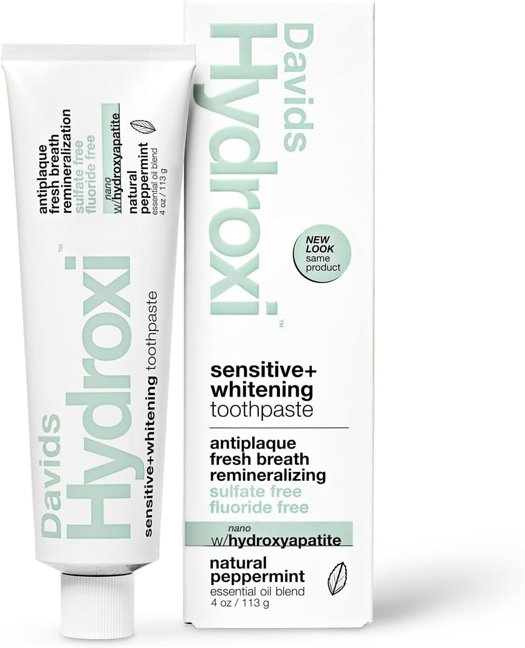 Nano Hydroxyapatite Toothpaste Sensitive Whitening Peppermint 4Oz