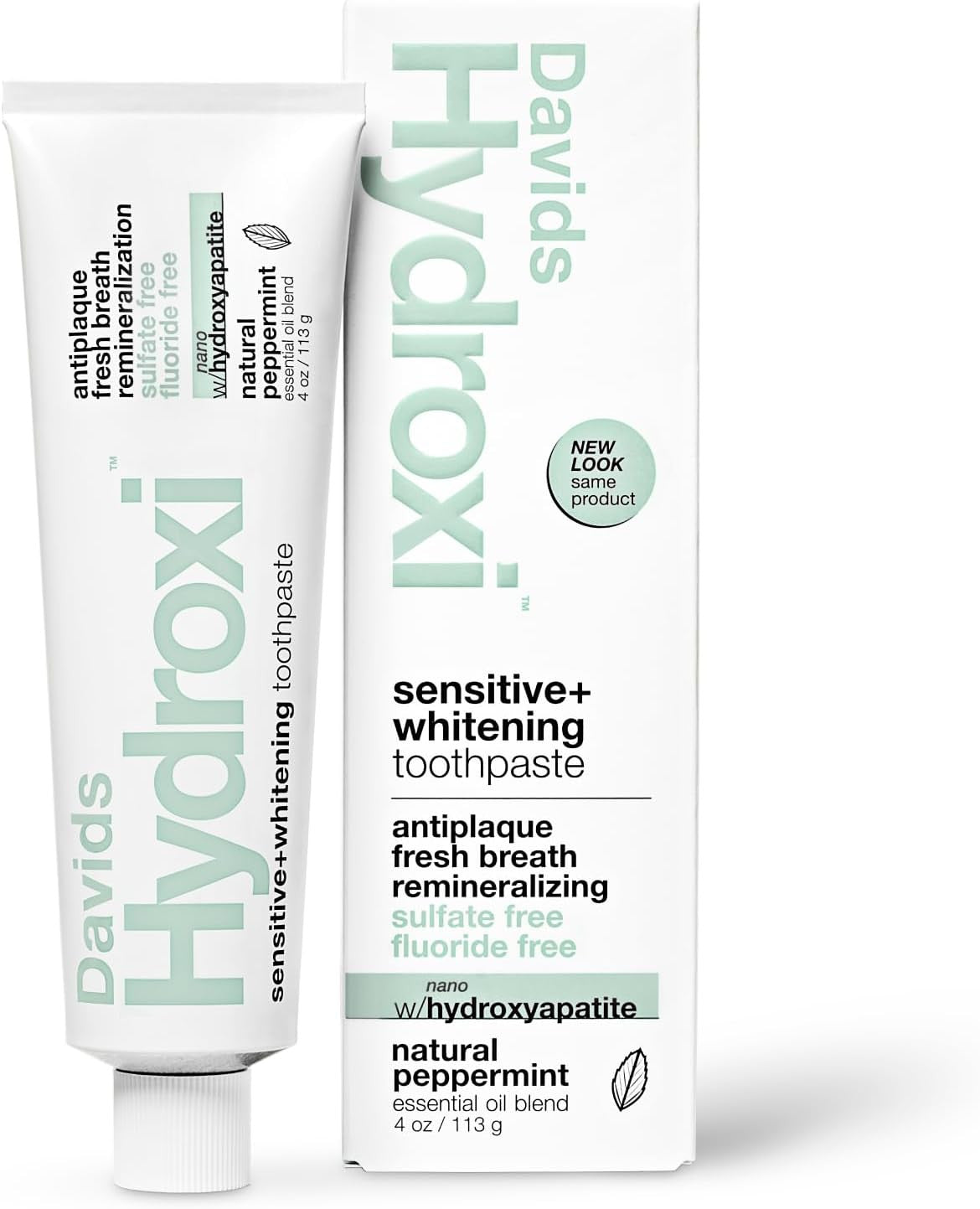 Nano Hydroxyapatite Toothpaste Sensitive Whitening Peppermint 4Oz