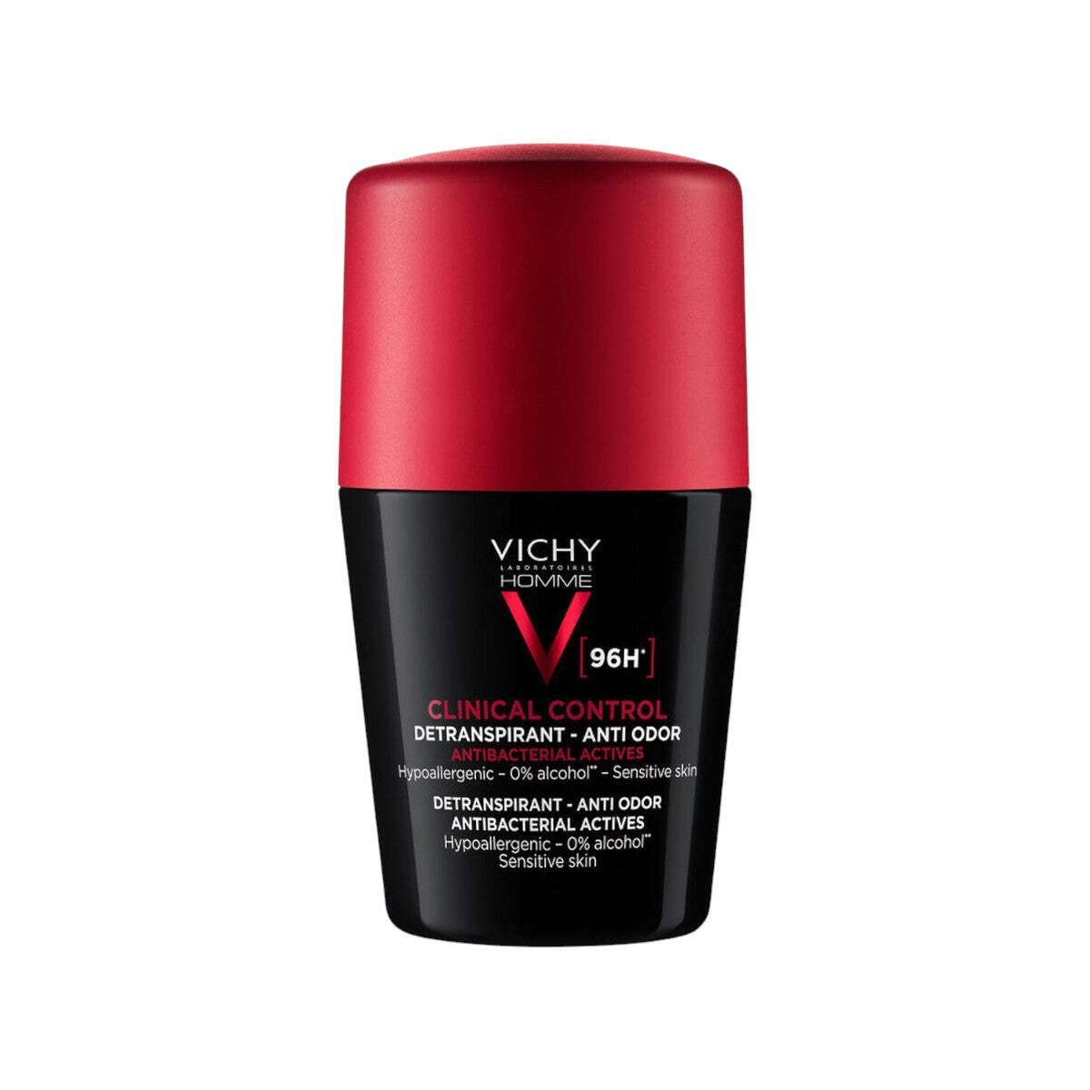 Vichy Homme Clinical Control 96H Antiperspirant Roll-On 50ml for Sensitive Skin
