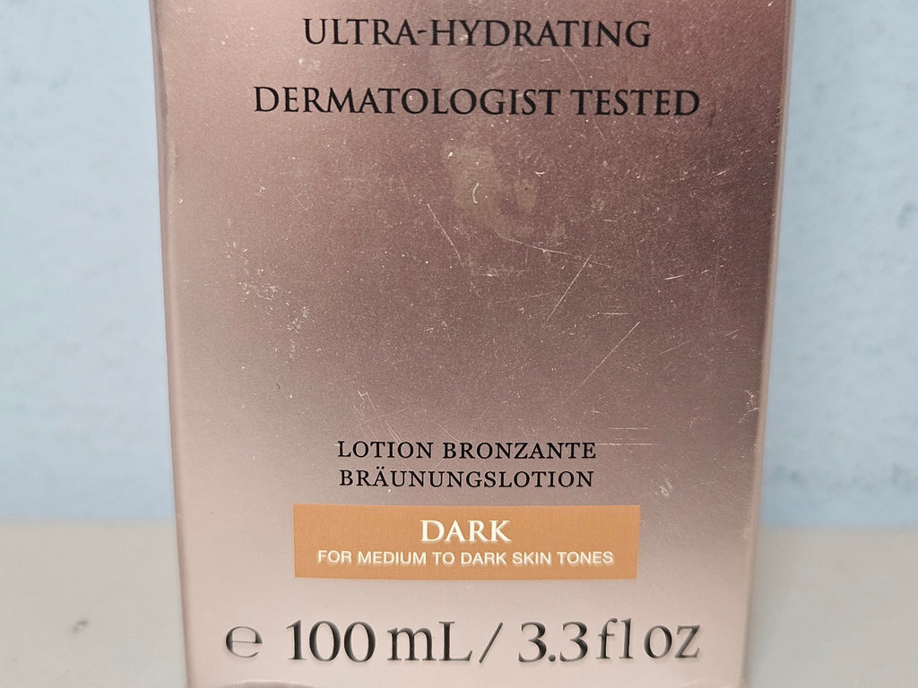 Dark Tanning Lotion - 2 HR Express Self Tanner 3.3 oz - Torn Box