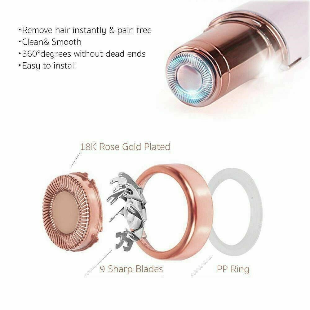 Hair Removal Replacement Heads for Flawless Hair Remover - 4 Pack