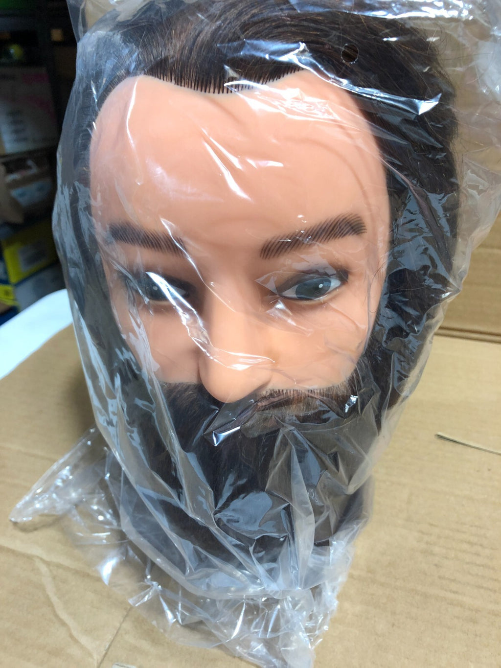Mannequin Head for Hair Styling 18-20 Inch Human Hair Level 4 Open Box