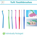 Dental End Tuft Toothbrush 5-Pack for Hard-to-Reach Areas and Braces