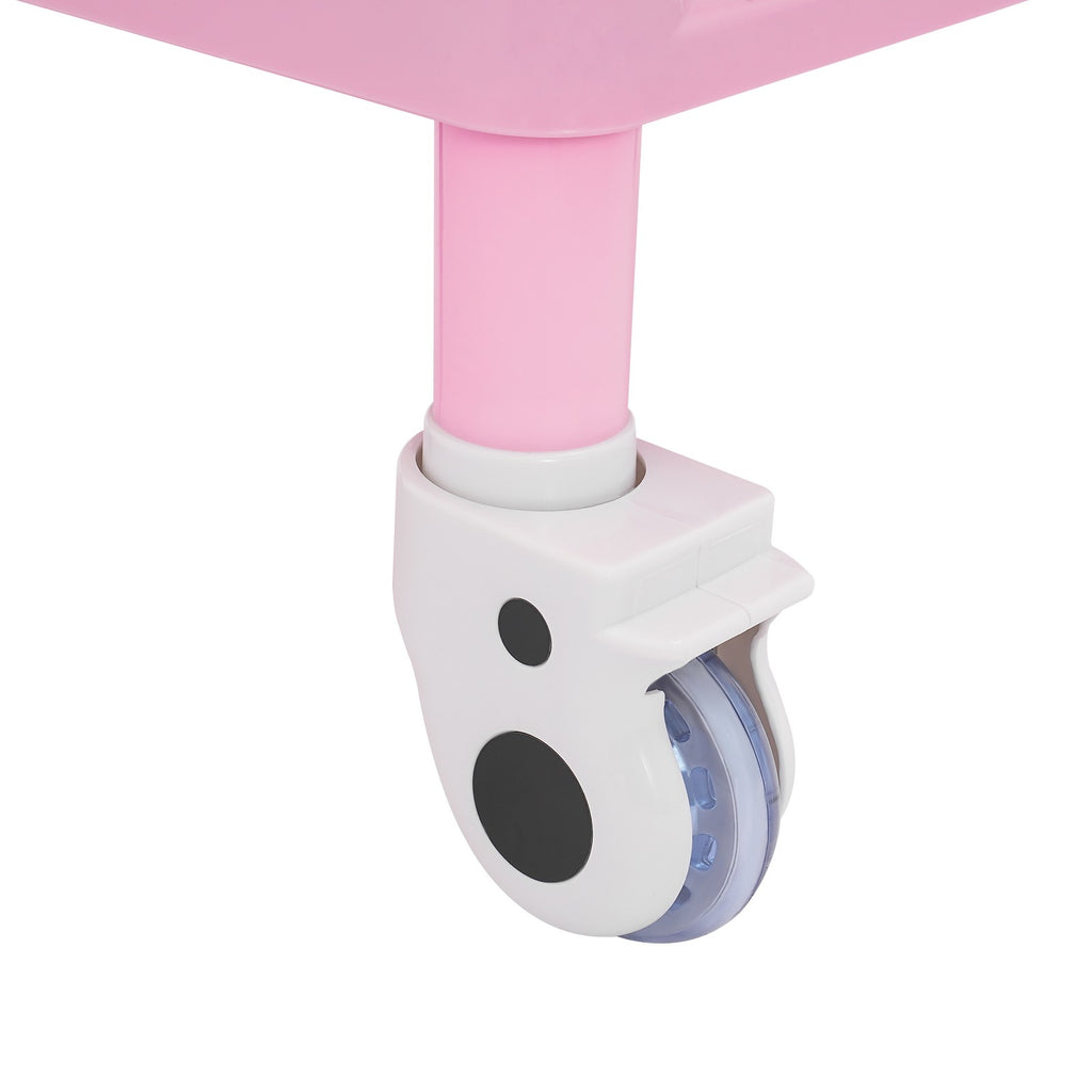 3-Tier Mobile Service Cart with Garbage Baskets - Salon & Medical Storage