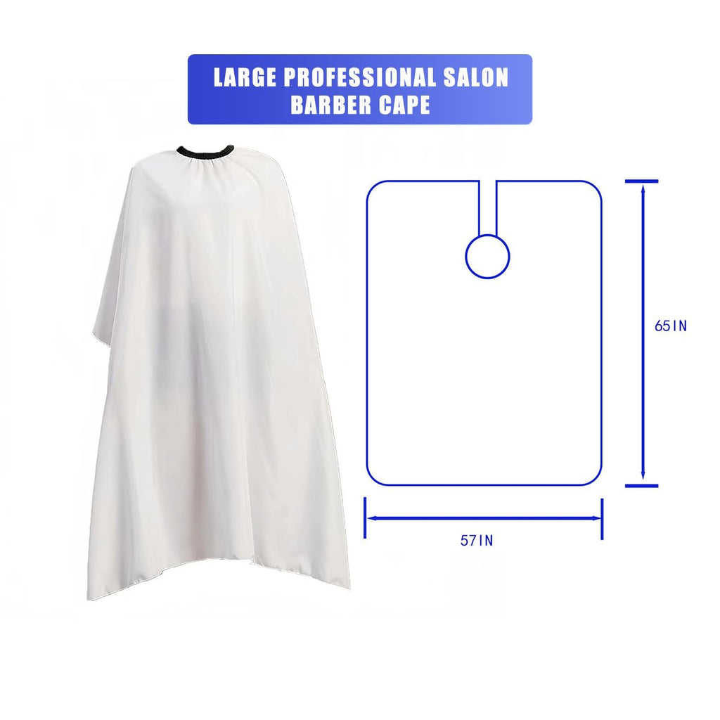 Waterproof Polyester Haircut Cape for Salon & Barber Use - Extra Large