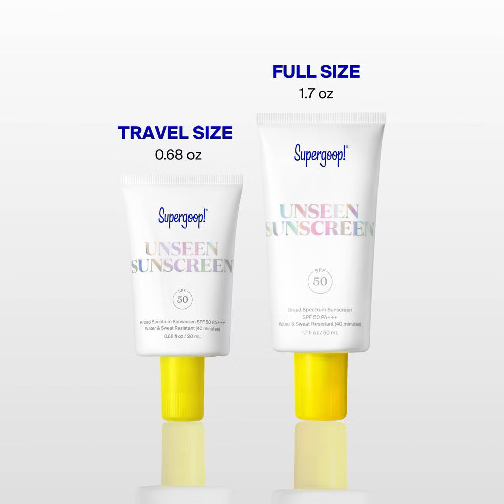 SPF 50 Clear Face Sunscreen - Invisible, Water-Resistant, Vegan & Non-Irritating