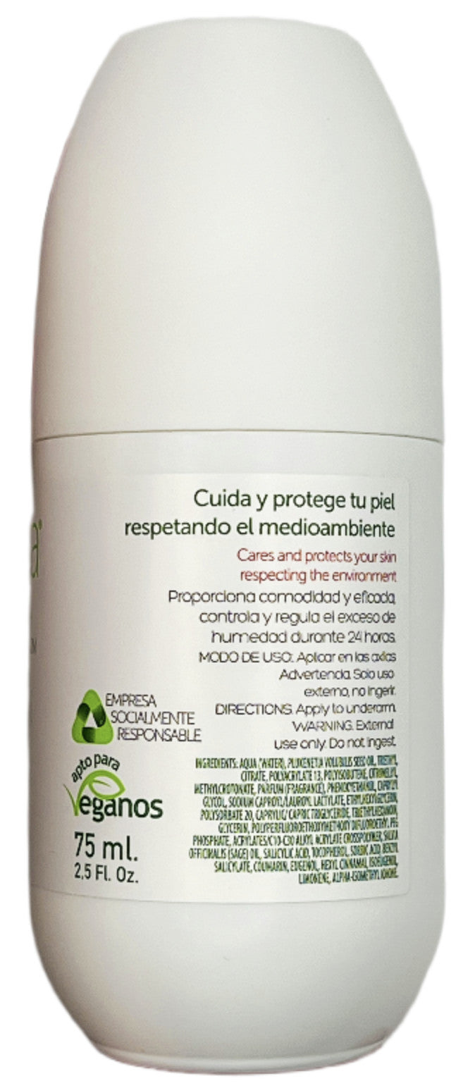 Instituto Español Natura Madre Tierra Deodorant Roll-On 75ml - Natural Freshness
