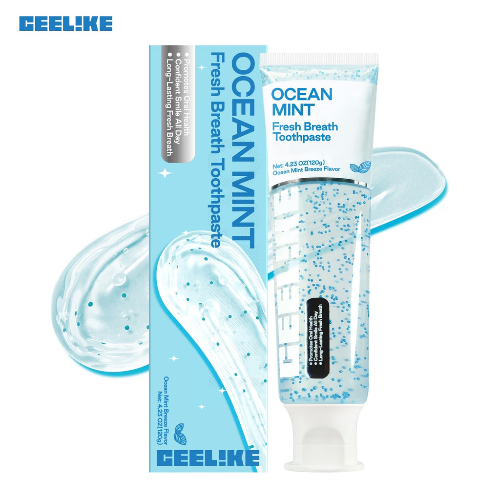 Fresh Breath Toothpaste with Ocean Mint Flavor - 130g Natural Oral Care
