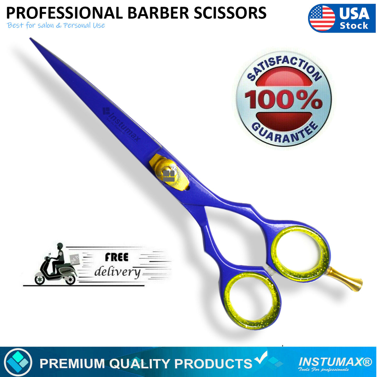 Professional German Hair Cutting Scissors for Barbers - High Precision Shears
