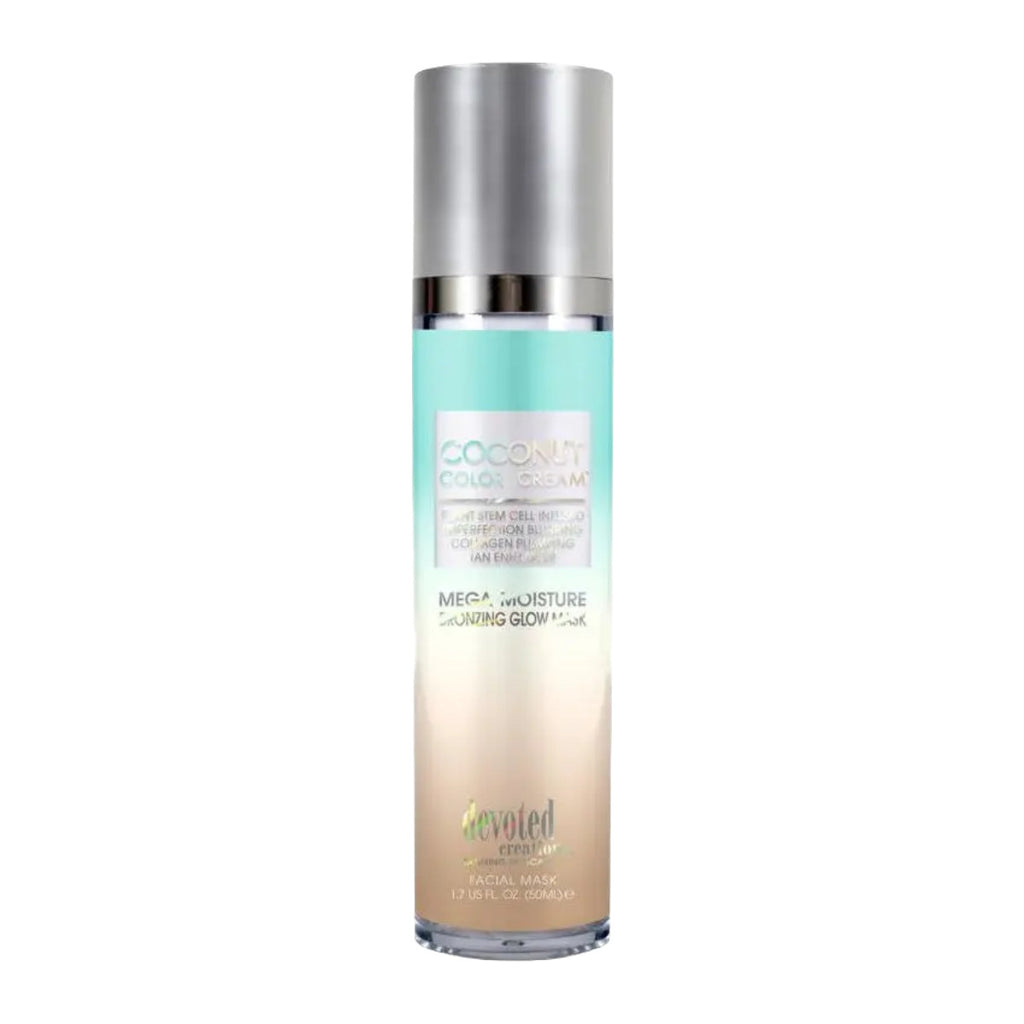Coconut Color Cream - Face Tan Enhancing Moisturizer with Plant-Based Ingredients