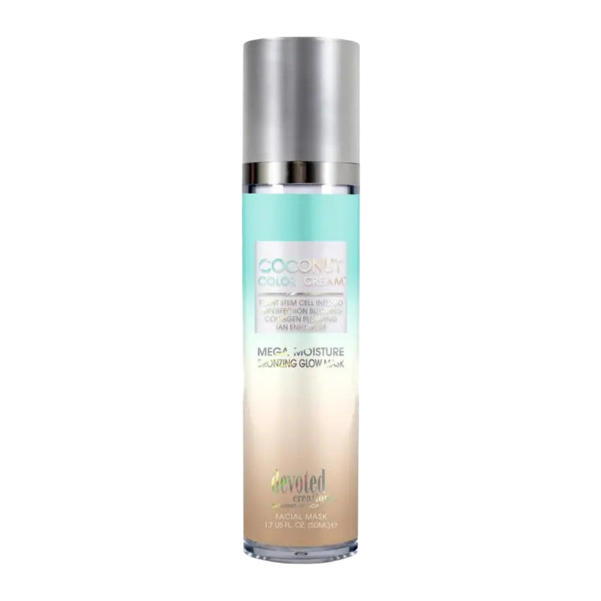 Coconut Color Cream - Face Tan Enhancing Moisturizer with Plant-Based Ingredients