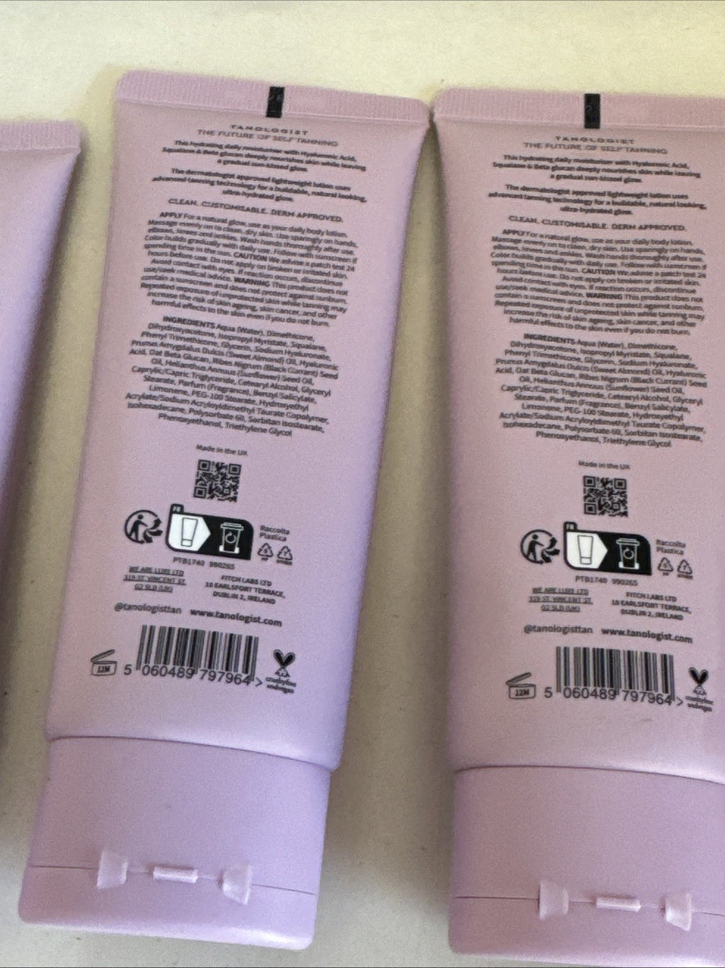Tanologist Daily Glow Tan Lotion Medium/Dark Skin Tones 4-Pack 3.38oz