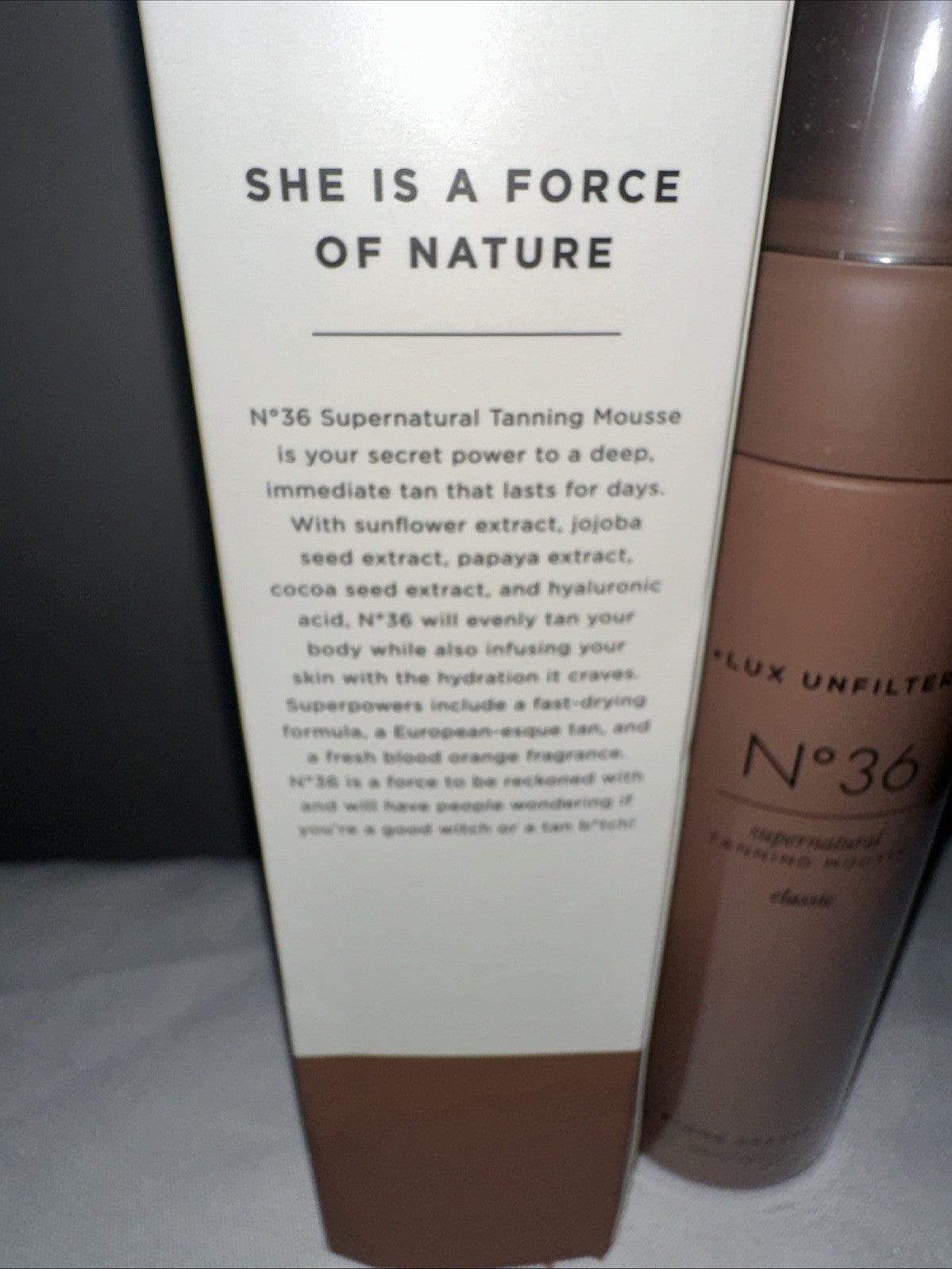 Self Tanning Mousse Classic Blood Orange Fragrance - No Orange Streaks