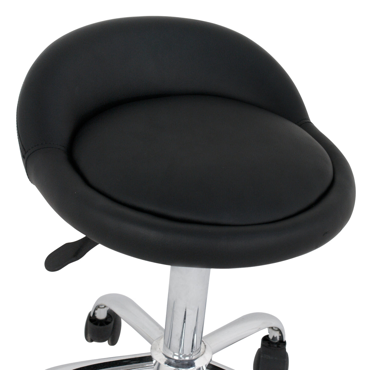 Rolling Swivel Stool with Wheels for Salon, Tattoo, Spa & Medical Black