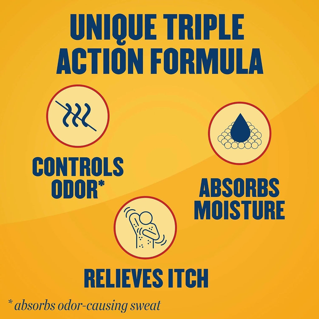 Travel-Sized Talc-Free Cooling Body Powder for Itch & Odor Relief - 1 Oz