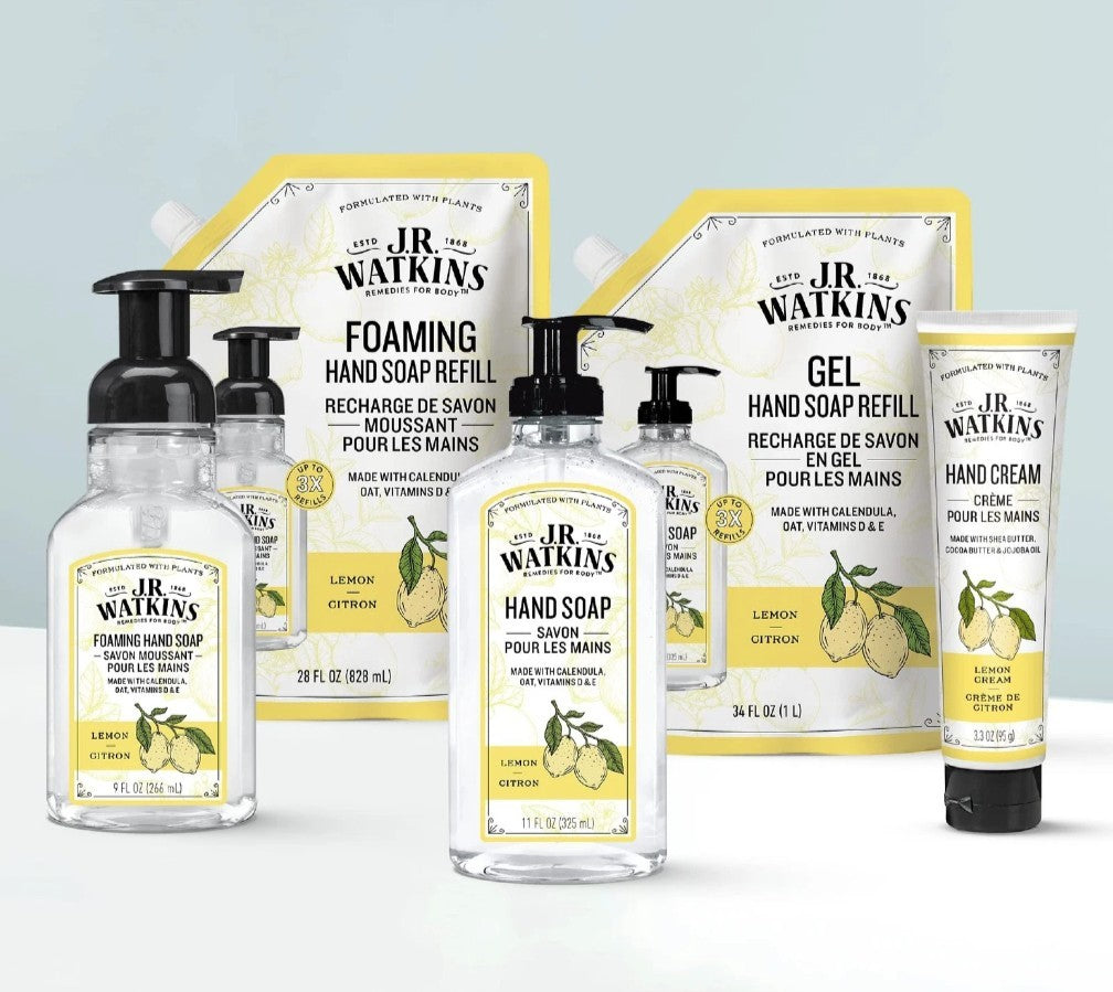 3 Pack Lemon Scent Gel Hand Soap - 11 Fl Oz | Refreshing Cleanser