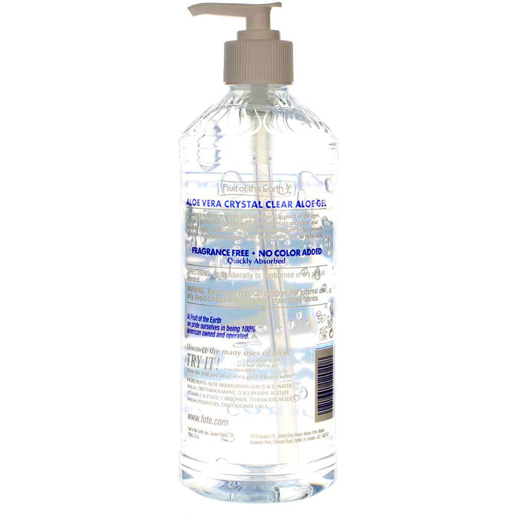 Aloe Vera Gel for Skin Relief - Unscented, 20 fl oz (4 Pack)