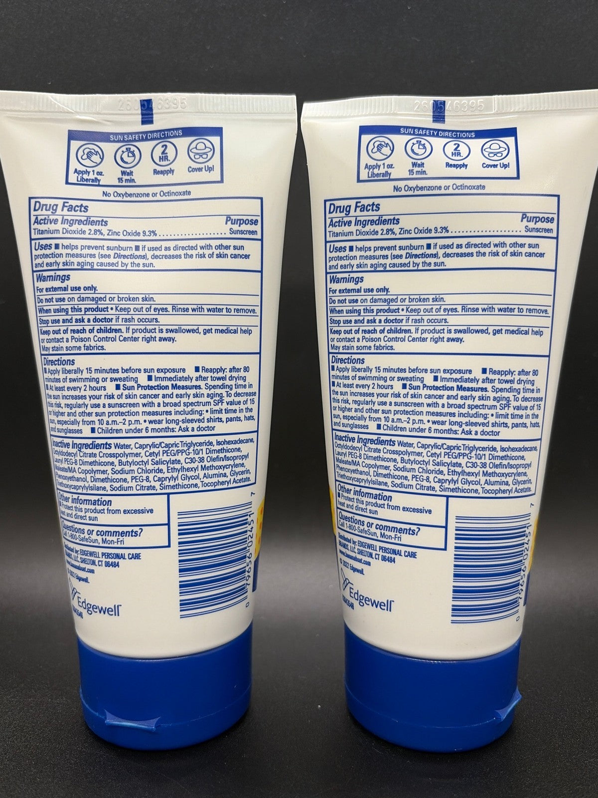 Kids Mineral Sunscreen Lotion SPF 50+ Broad Spectrum 2 Pack - Tear Free, Pediatrician Tested