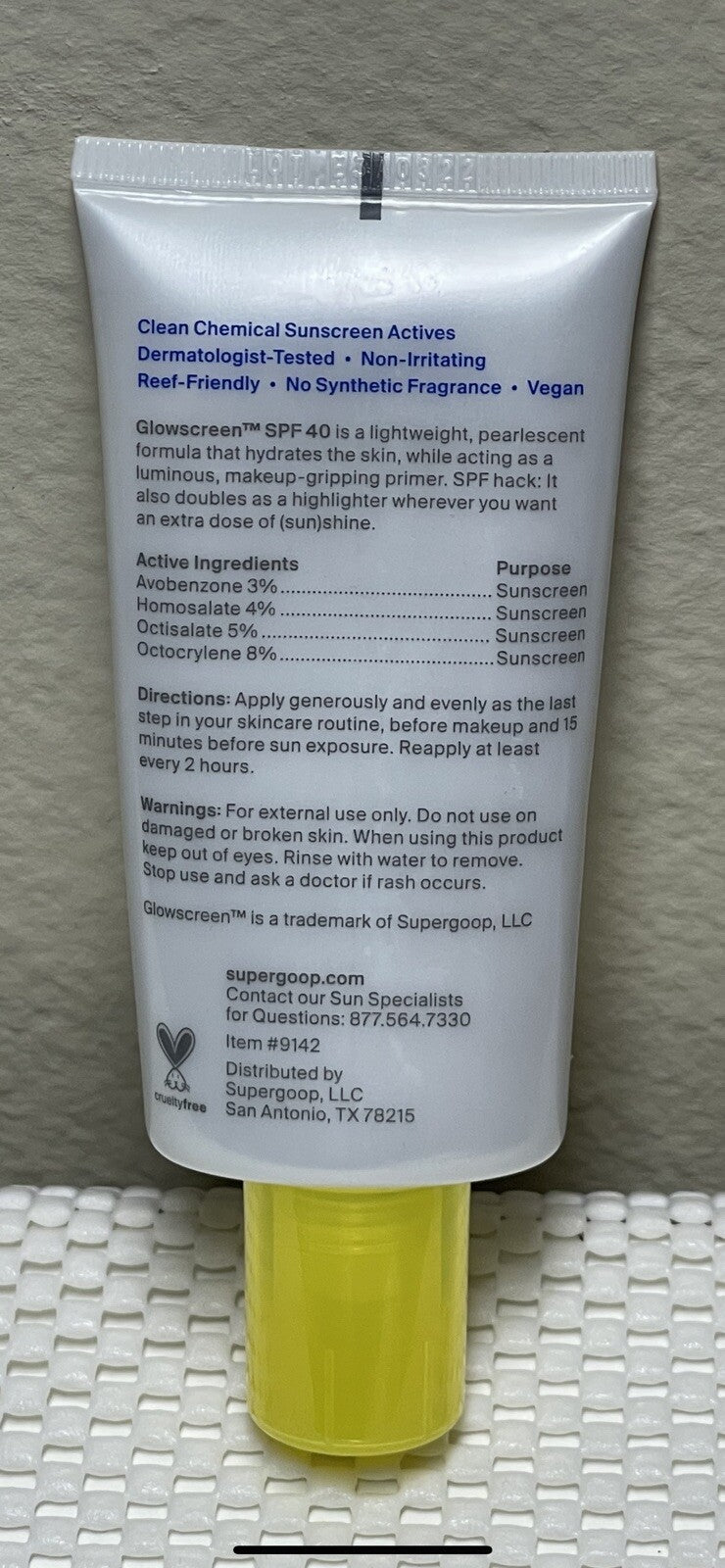 Supergoop! Glowscreen SPF 40 Sunscreen with Hydrating Glow - Sunset, 1.7 oz
