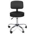 Adjustable Swivel Hair Salon Stool Chair with Backrest - Portable & Comfortable