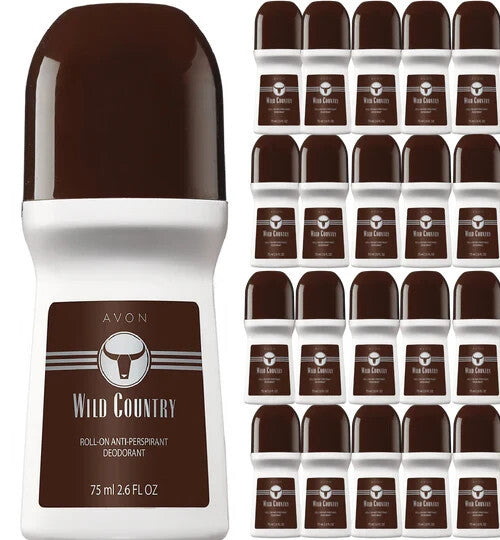 Set of 20 Wild Country Roll-On Deodorants - Bonus Size Antiperspirant