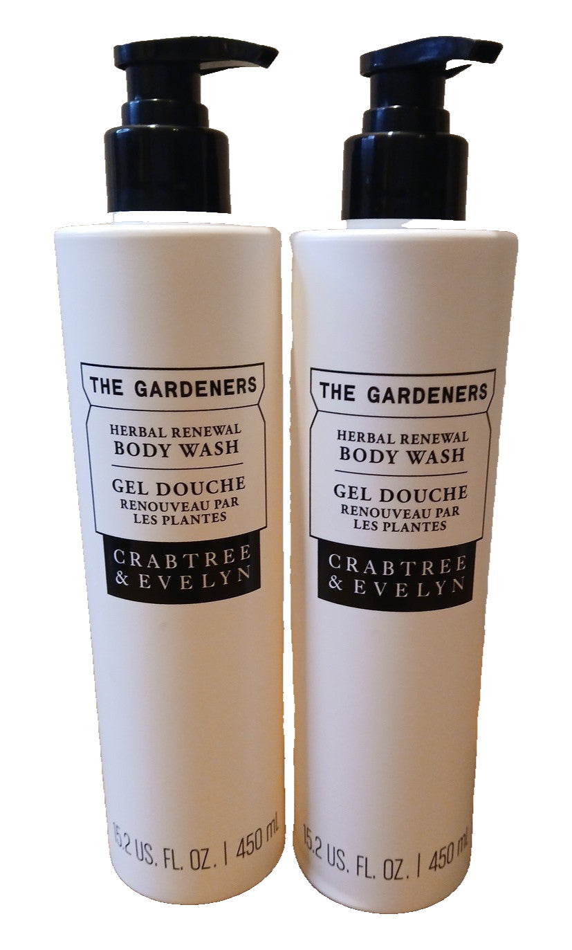 Body Wash Set with Floating Shower Brackets - Herbal Renewal Scent
