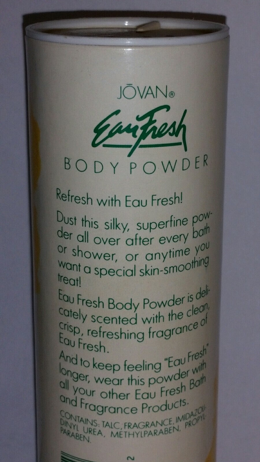 Jovan Eau Fresh Body Powder 4 oz. - Refreshing Scent & Light Comfort