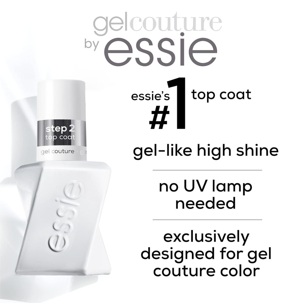 Essie Gel Couture Nail Polish Kit - #138 Pre Show Jitter + Top Coat, 0.46 oz